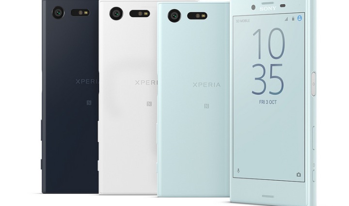 Image of four Xperias of various colors